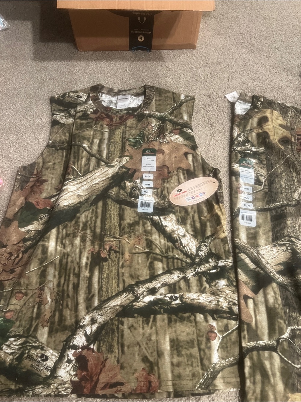 Men’s Mossy Oak Sleeveless T-Shirts